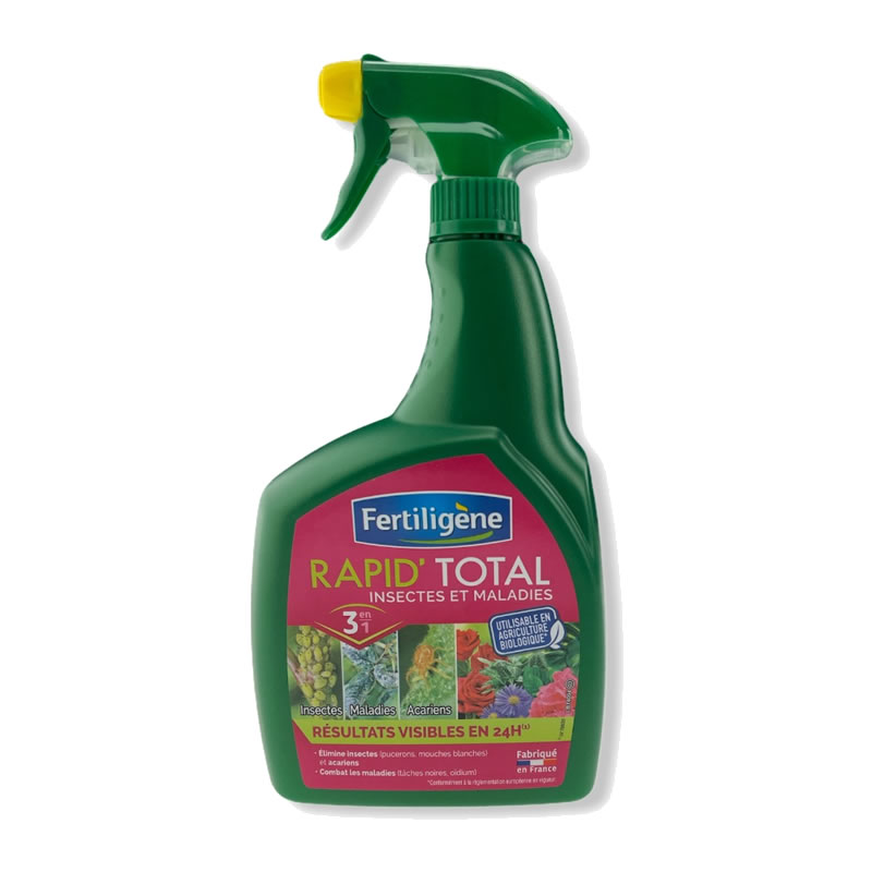 Fongicide, insecticide et acaricide, RAPID TOTAL - Spray de 800ml