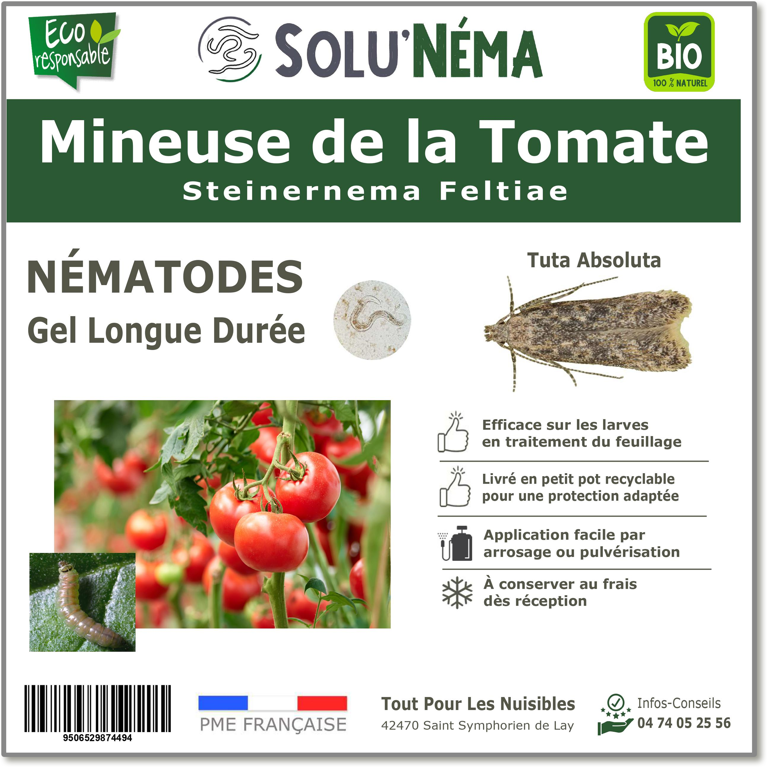 SOLUNEMA - Mineuse de la tomate - Nématodes (SF)